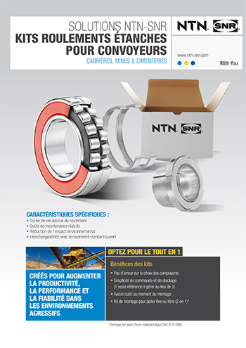 Brochure PDF Kits pour roulements étanches pour convoyeurs - NTN SNR