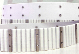 Système EFT - courroies dentées en polyuréthane avec système de fixation mécanique pour taquets